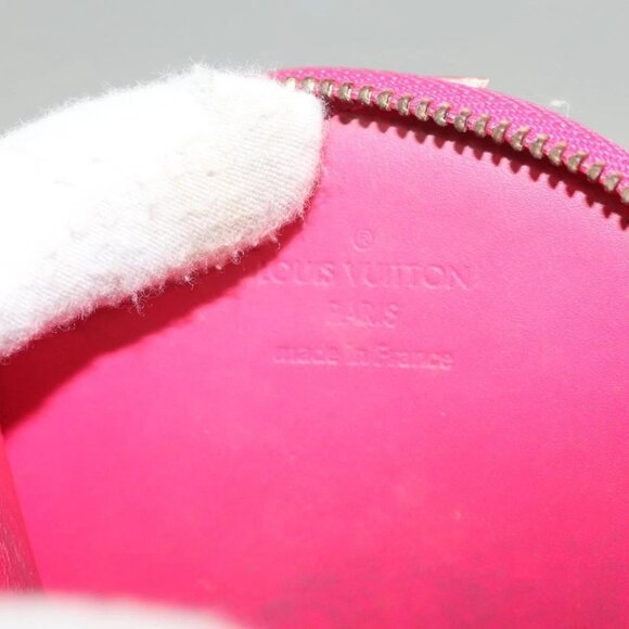 LOUIS VUITTON Vernis Rose Porte Monnaie Chapeau Coin Purse - Picture 8 of 15